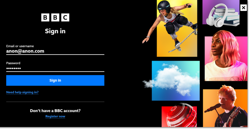 free BBC iPlayer registration